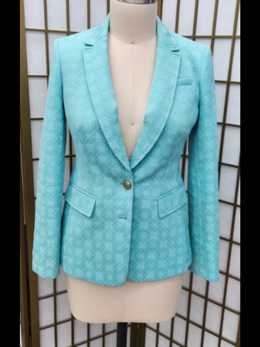 Banana Republic Turquoise Tailored Blazer Size 2